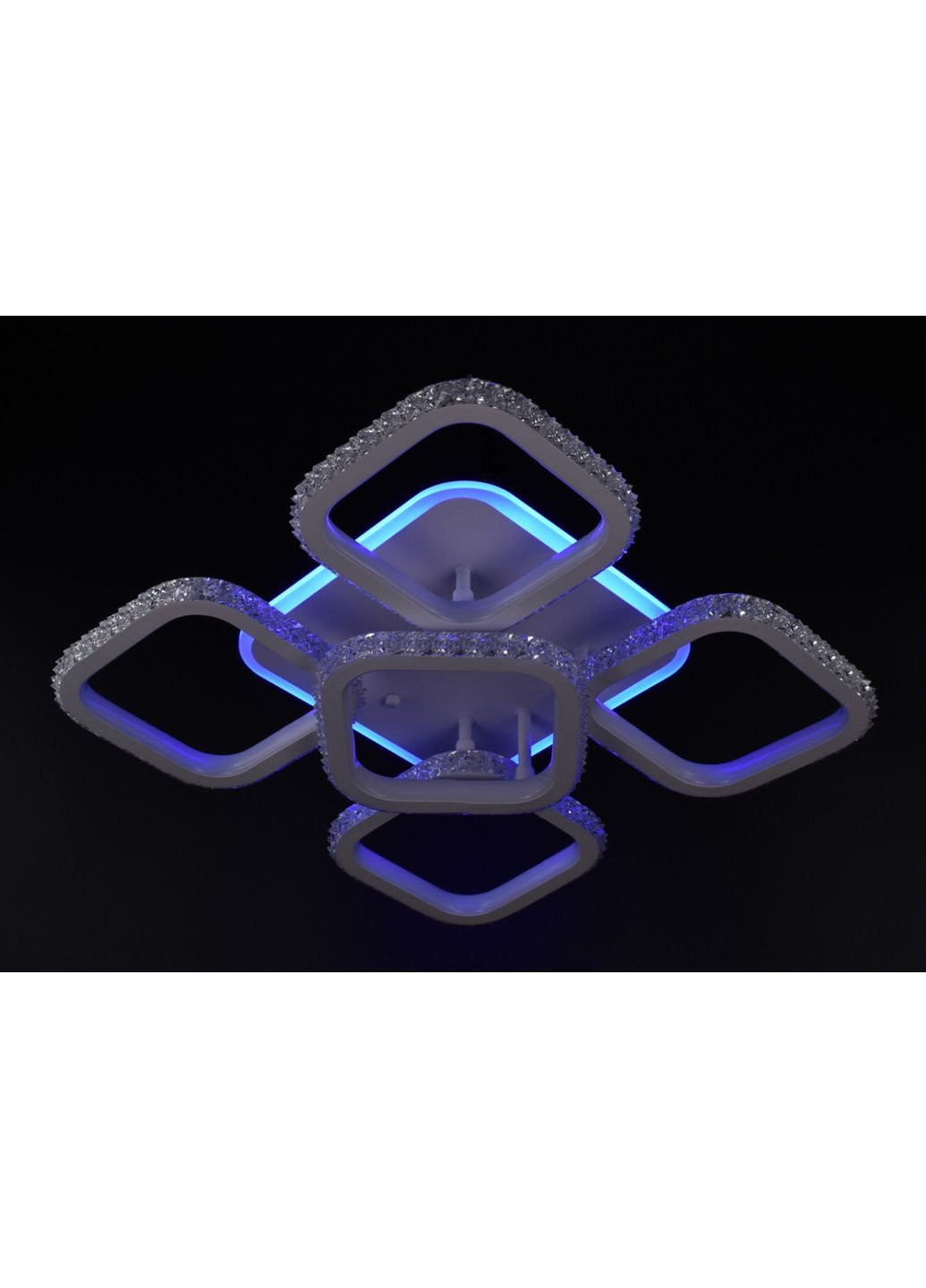 Люстра потолочная LED A77073/4+1S-RGB-wh Белый 12х42х42 см. Sunnysky (253628403)