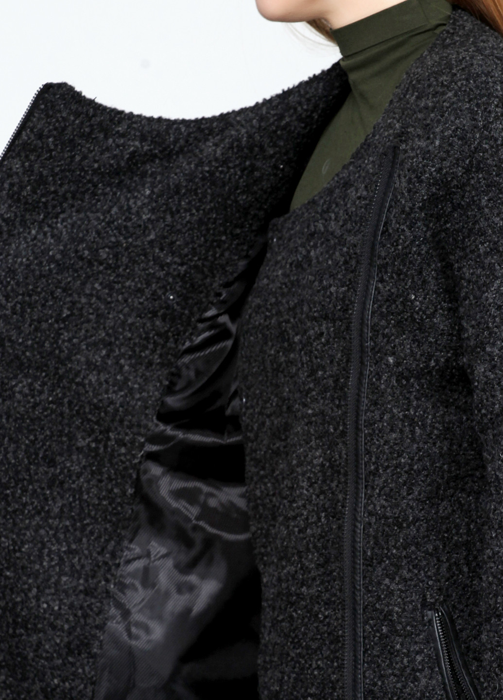 Черное демисезонное Пальто без капюшона S.Oliver