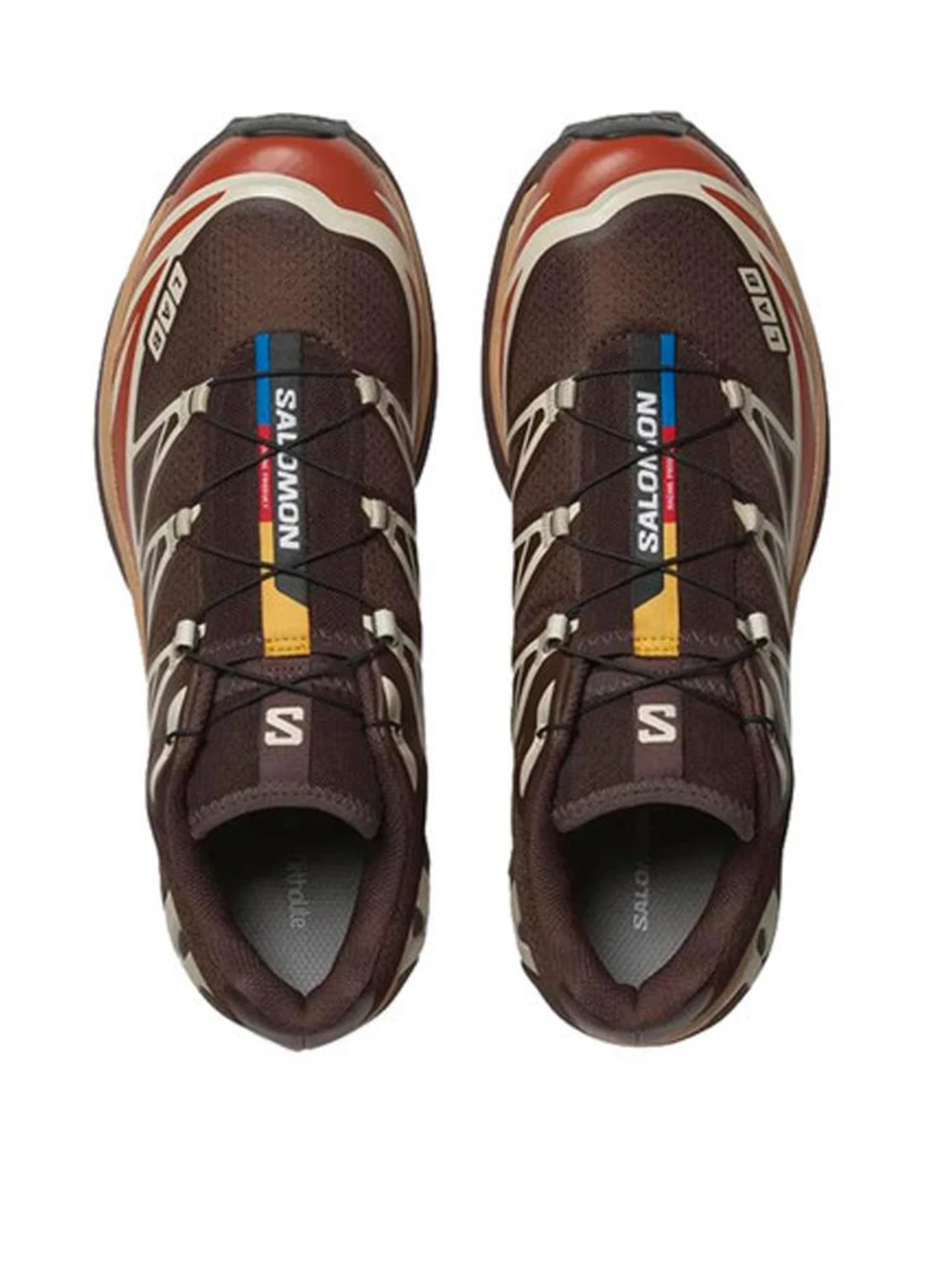 Коричневі кросівки l47737500 демісезон Salomon XT-6 Roasted Clay