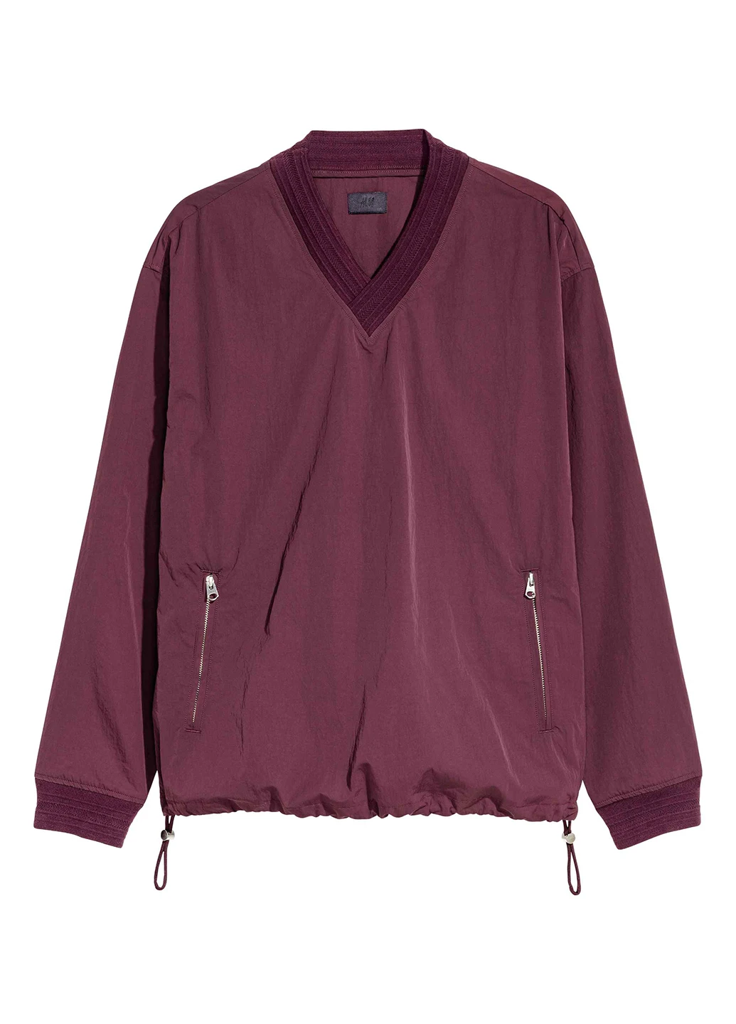 Бордовая демисезонная ветровка H&M