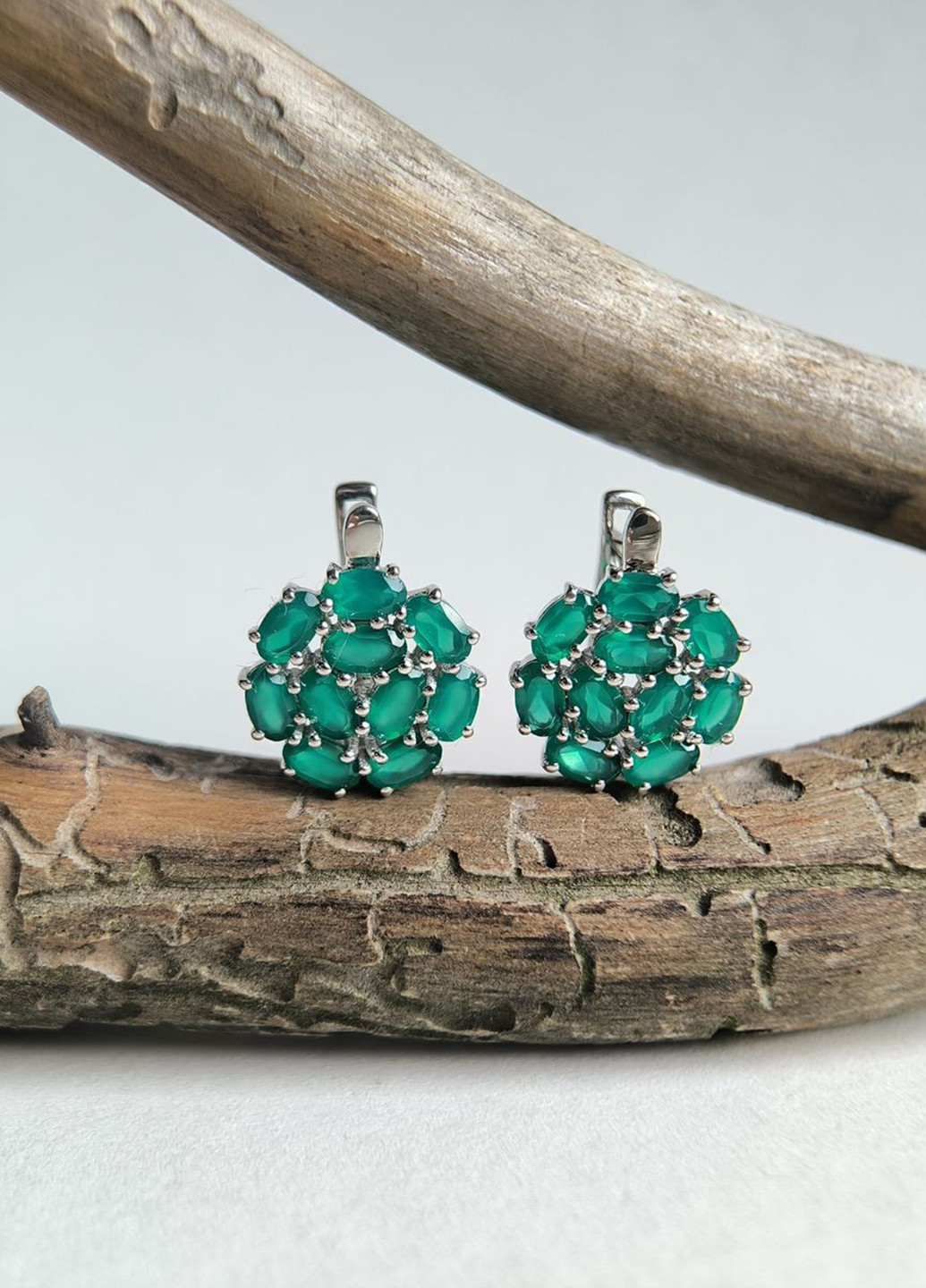 Сережки Silver Flame (369649170)