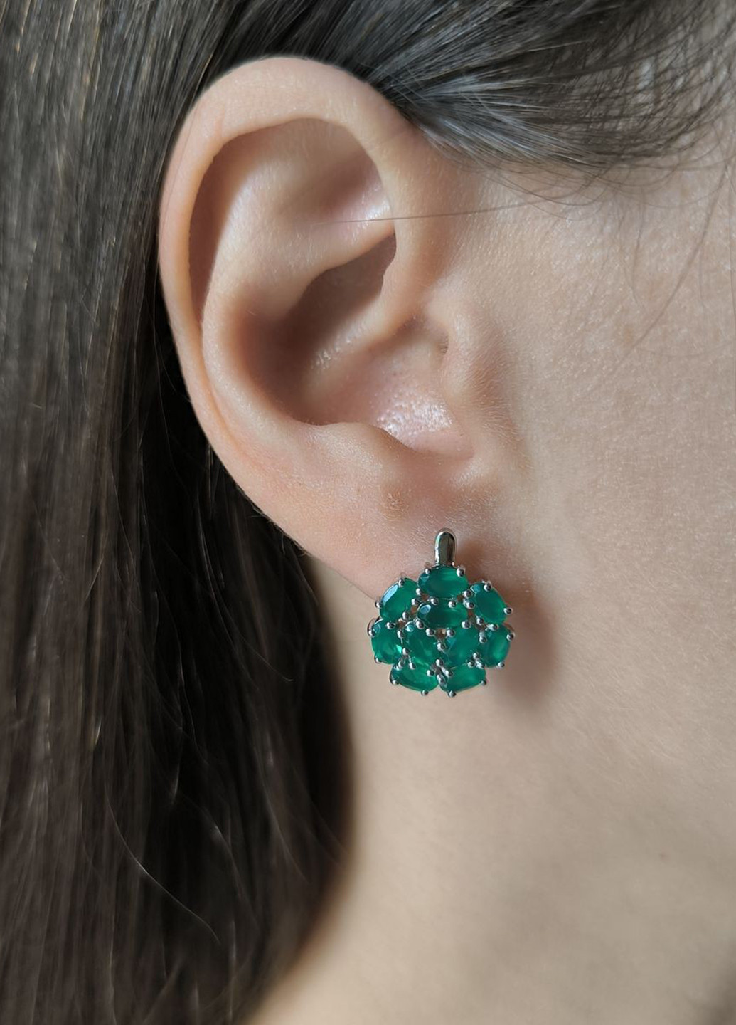 Сережки Silver Flame (369649170)