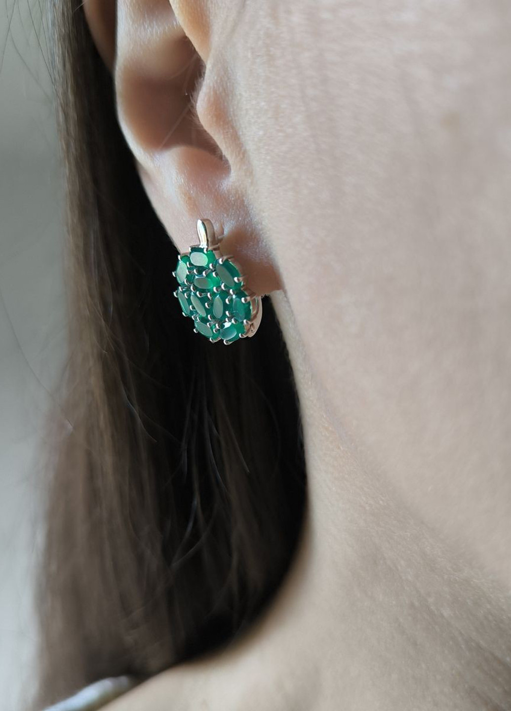 Сережки Silver Flame (369649170)