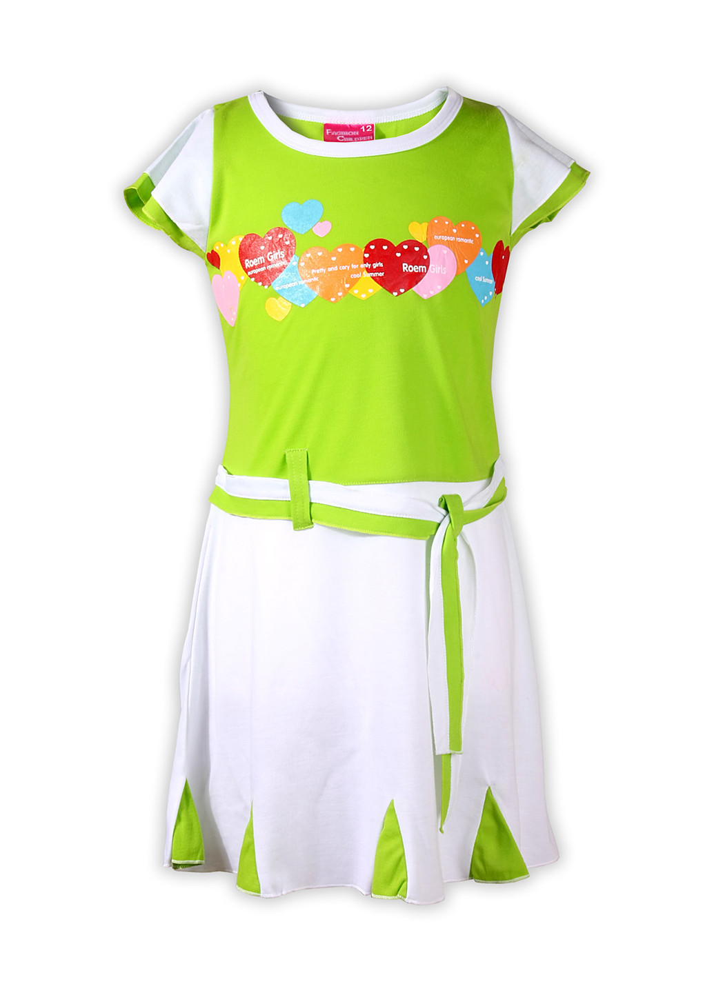 Салатовое платье Fashion Children (128258502)