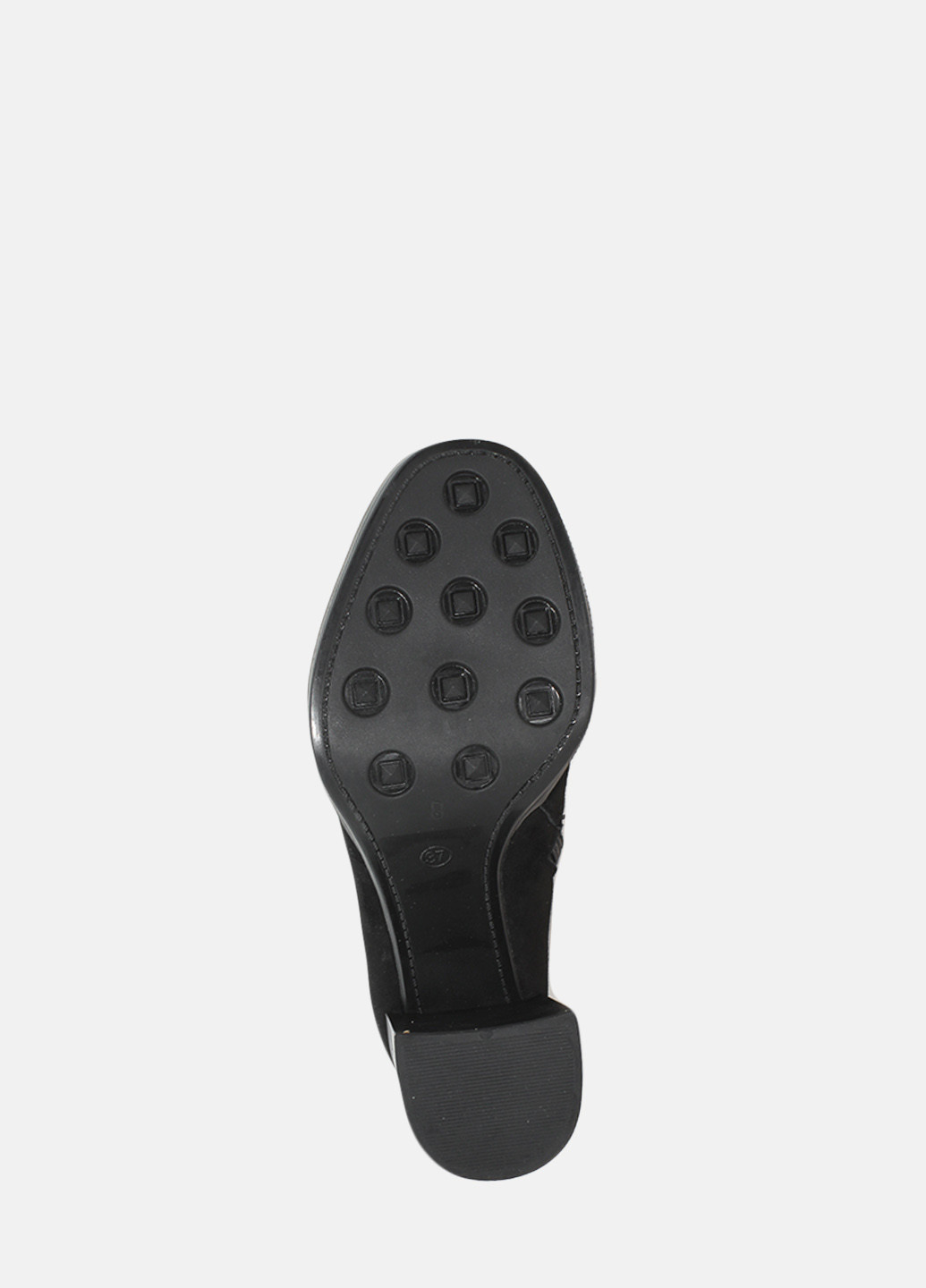 Осенние ботинки re2467-11 черный El passo из натуральной замши