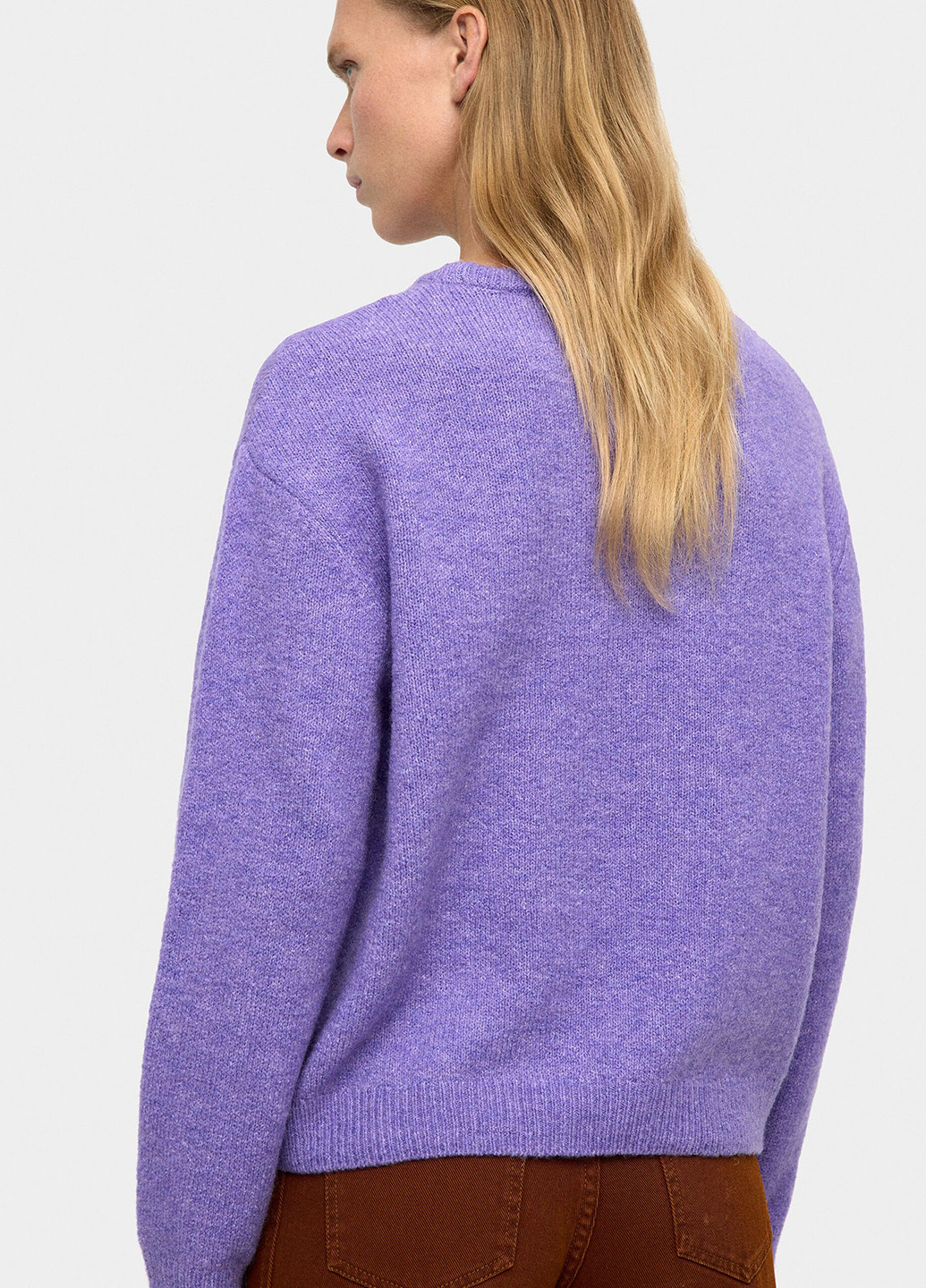 Сиреневый демисезонный свитер Parfois