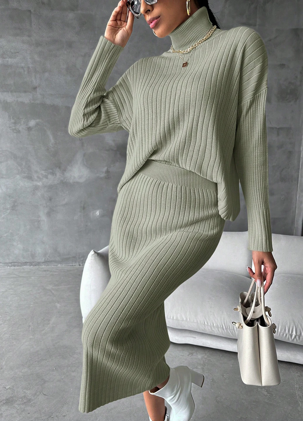 Костюм (гольф, юбка) SHEIN (311677437)