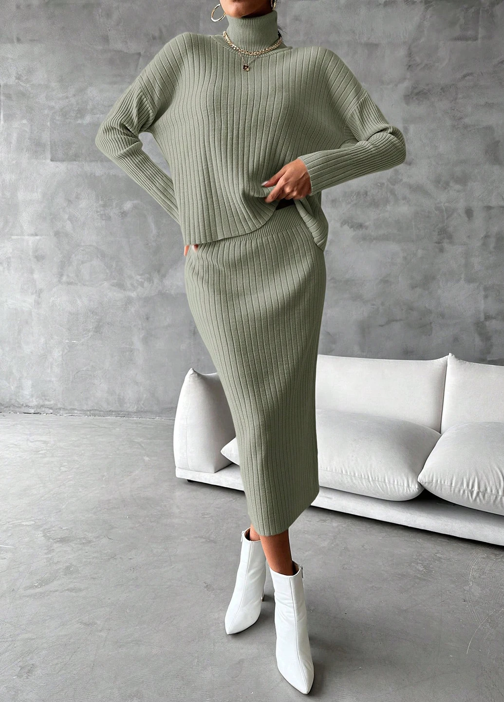 Костюм (гольф, юбка) SHEIN (311677437)