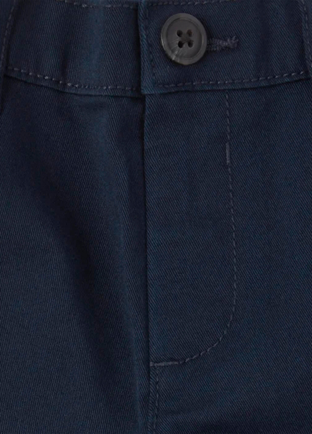 Темно-синие кэжуал демисезонные брюки прямые The Children's Place