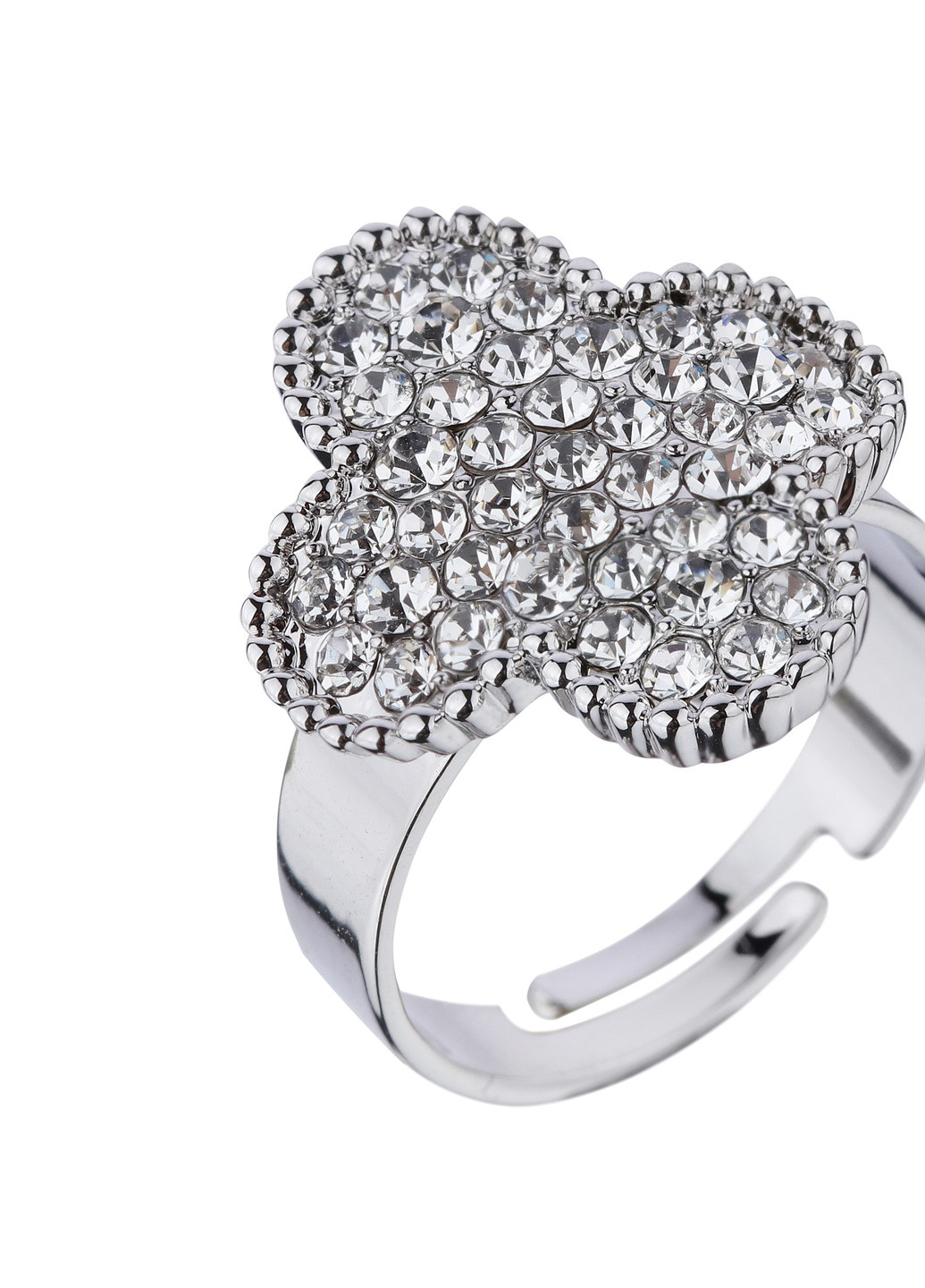 Крупное кольцо Цветок Sincera (206020636)