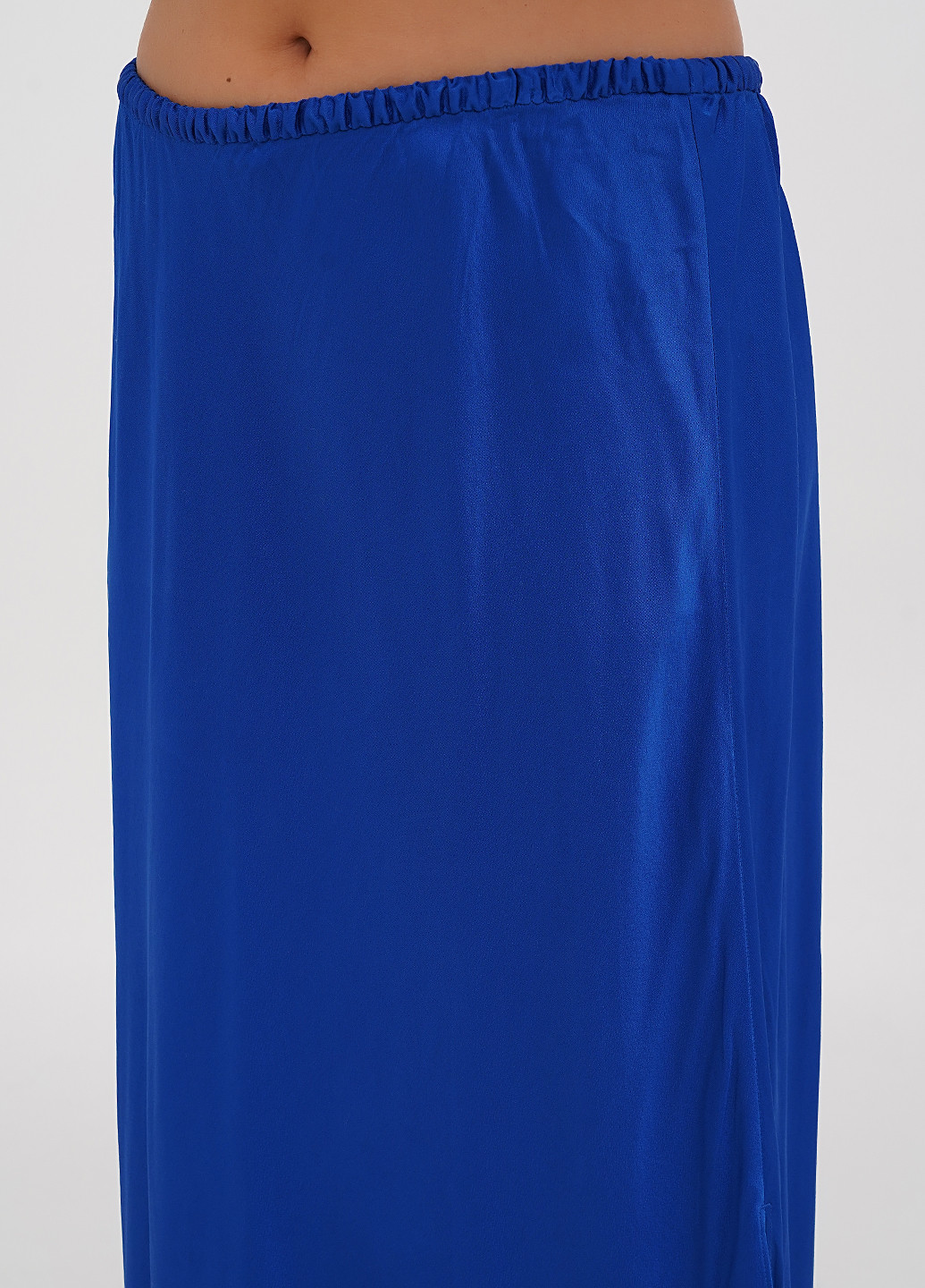 Синяя кэжуал однотонная юбка J.Crew а-силуэта (трапеция)