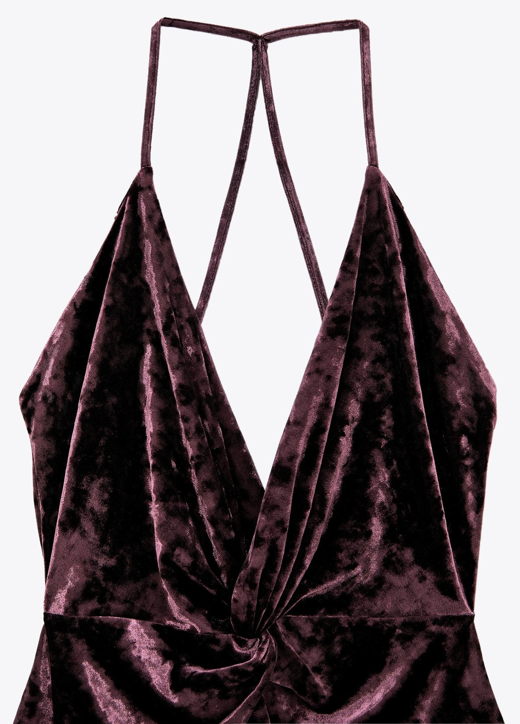 Темно-фиолетовое кэжуал платье Zara однотонное