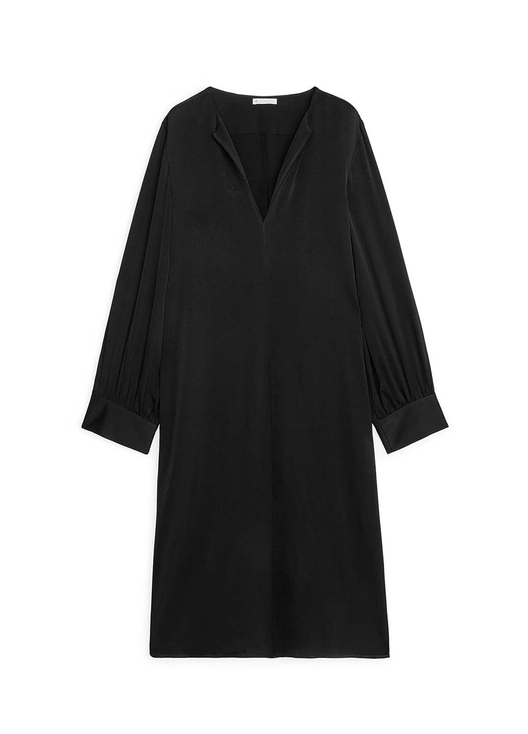 Черное кэжуал платье Arket однотонное