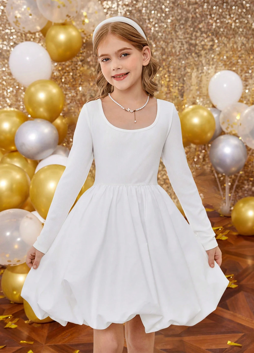 Біла сукня SHEIN (345181903)