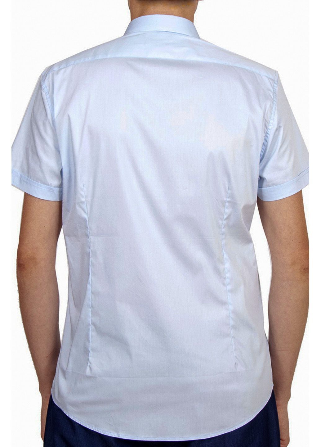 Голубой рубашка однотонная Antony Morato