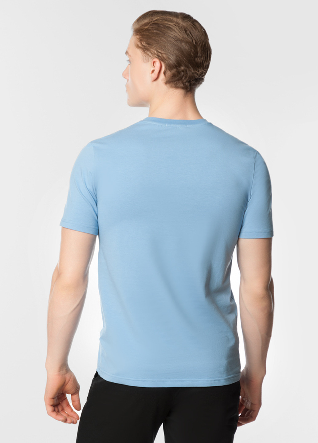 Голубая футболка мужская Arber T-SHIRT FF10