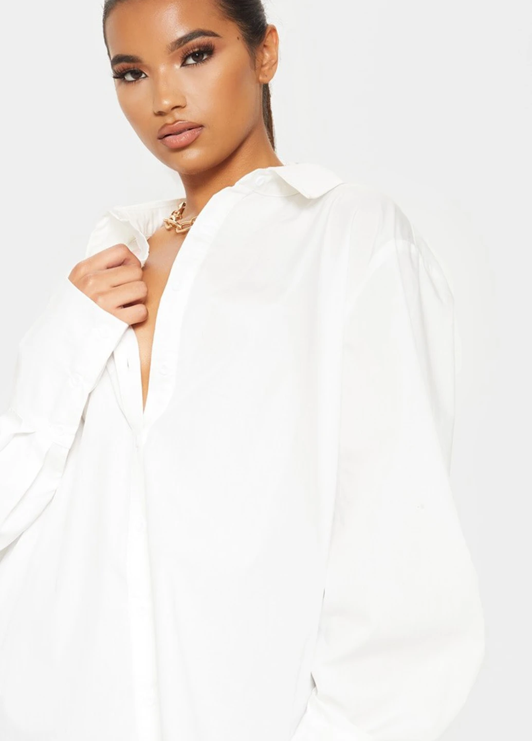 Біла блуза PrettyLittleThing