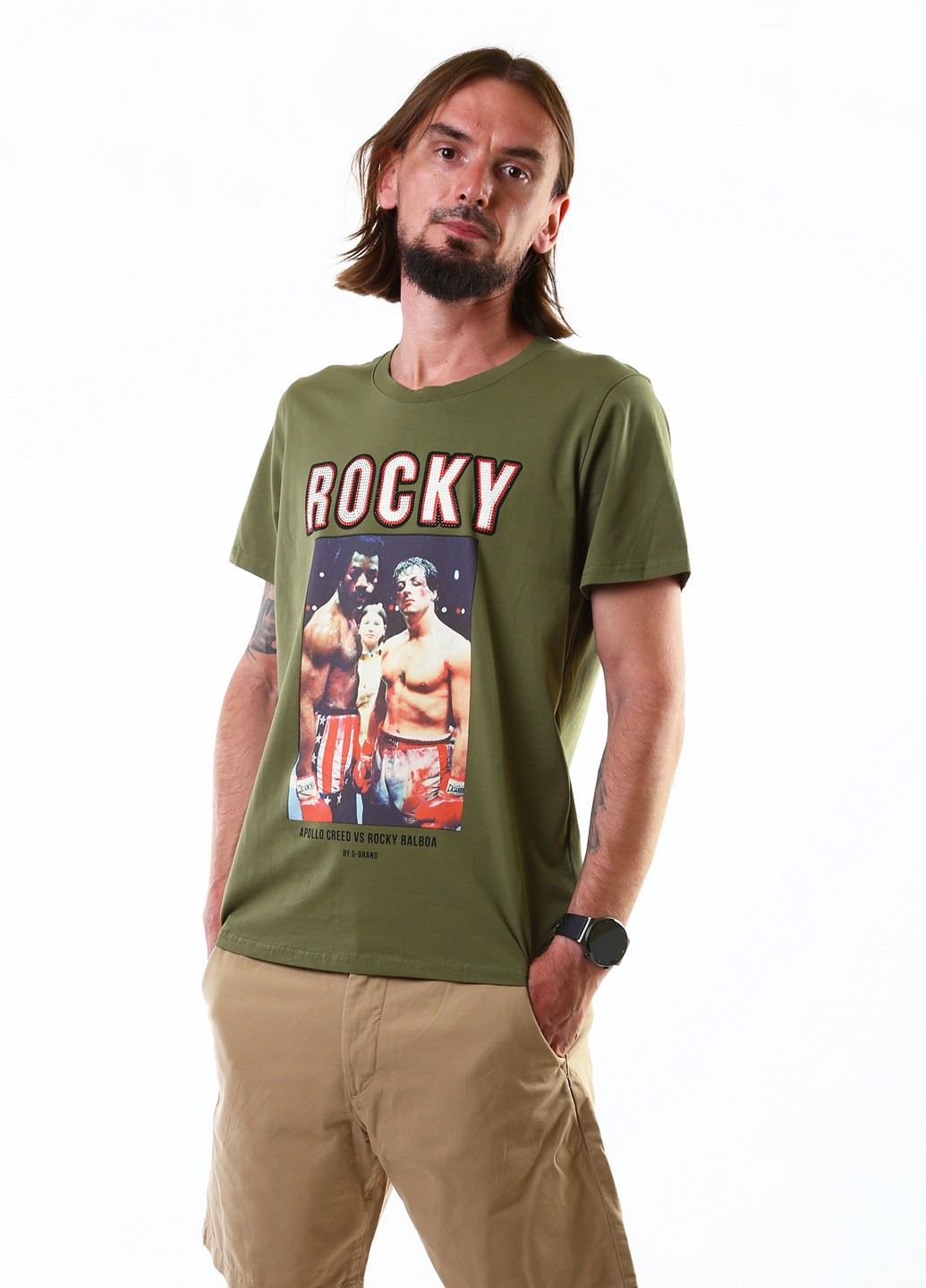 Хакі (оливкова) футболка G-brand