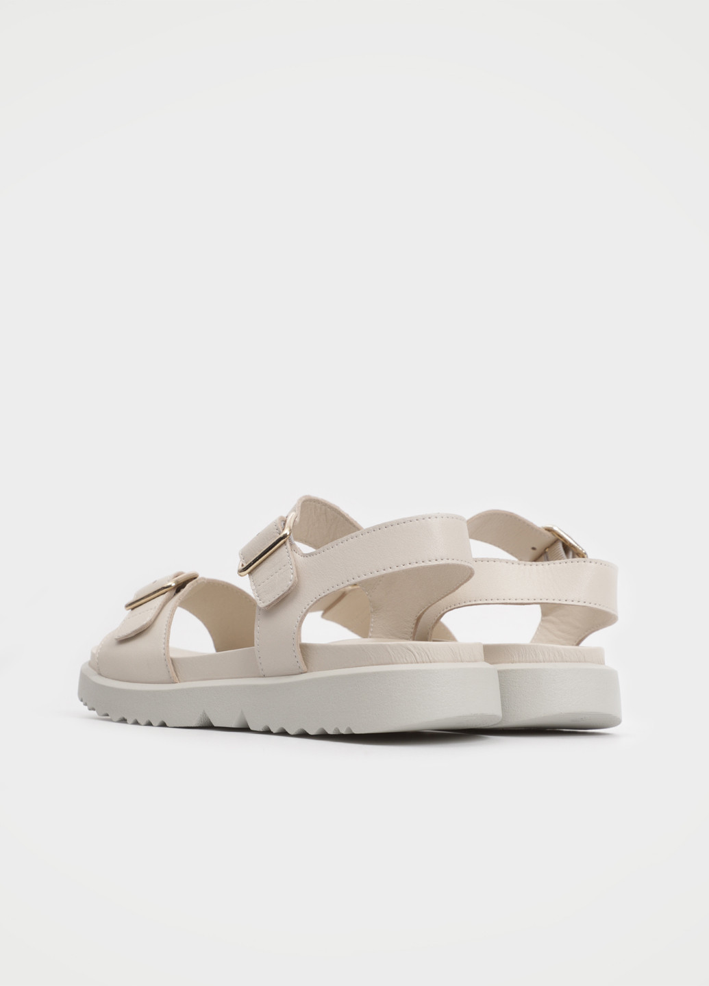 Молочные босоножки Respect с ремешком