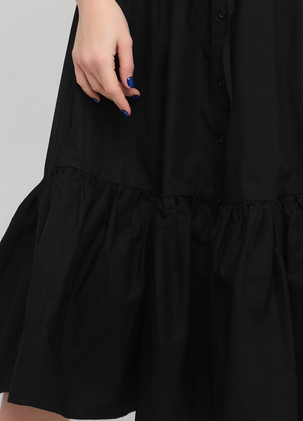 Черное кэжуал платье PDK однотонное