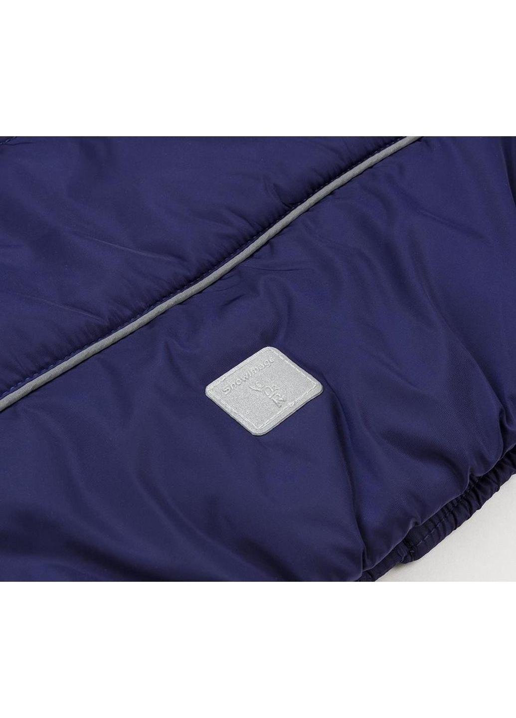 Фиолетовая демисезонная куртка с капюшоном (sicmy-g306-110b-blue) Snowimage