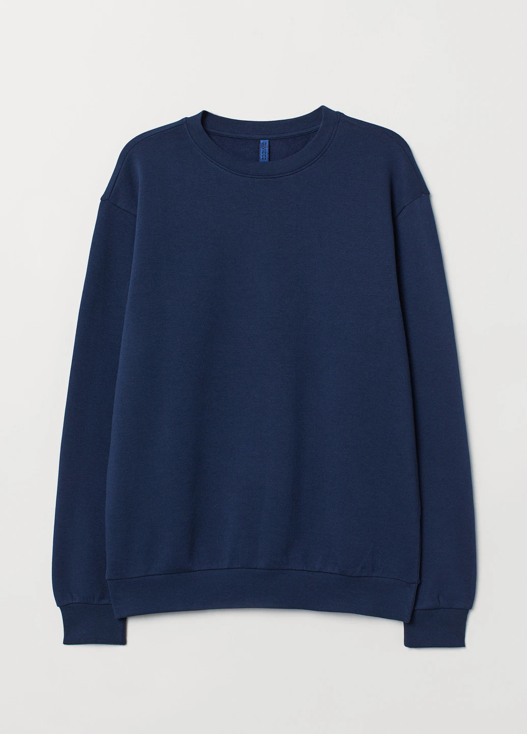 Темно-синий свитшот H&M однотонный (182305922)