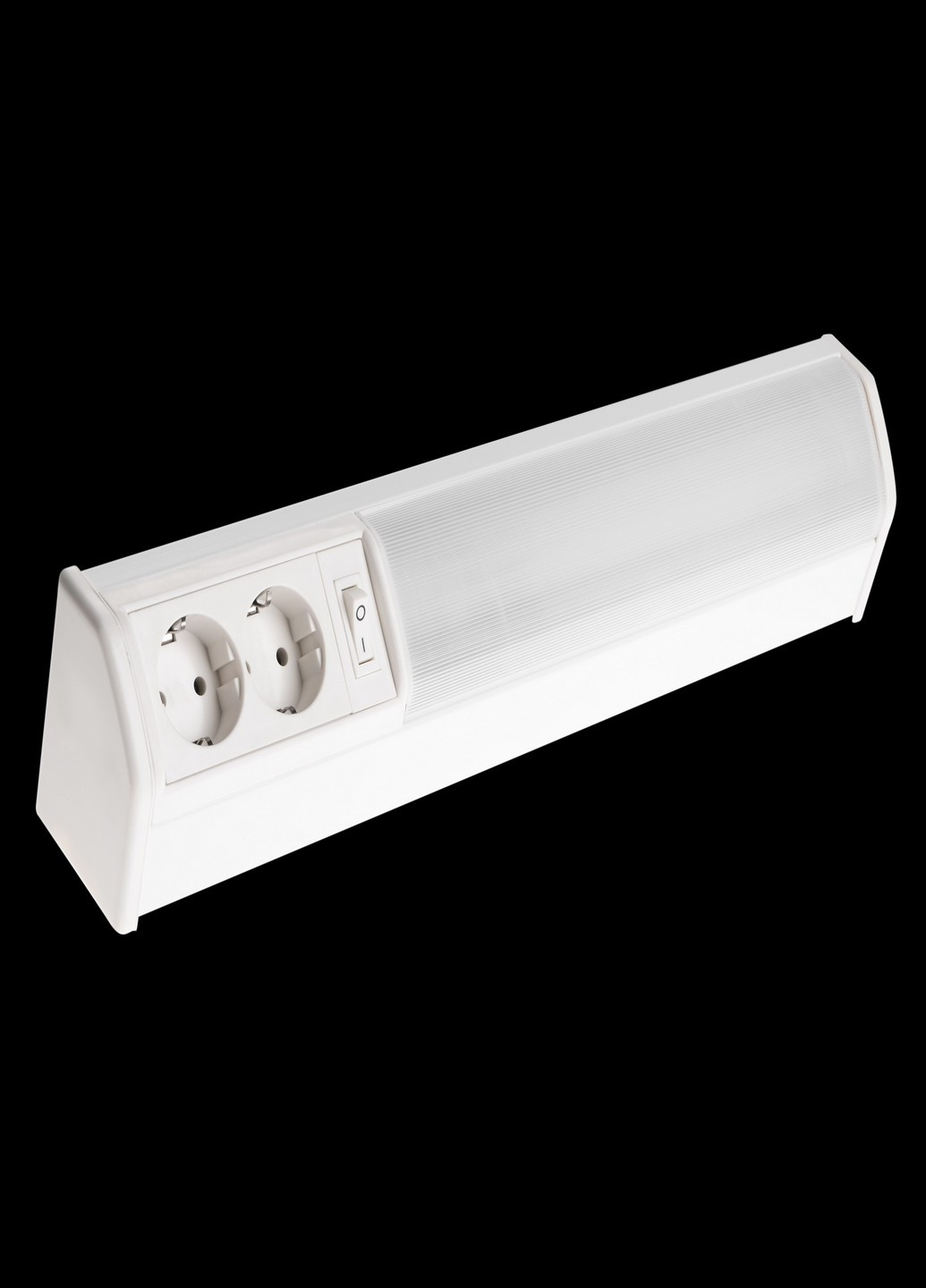 FLF-61/8W LT5 /L Люминесцентный линейный светильник с розеткой Brille (185912628)