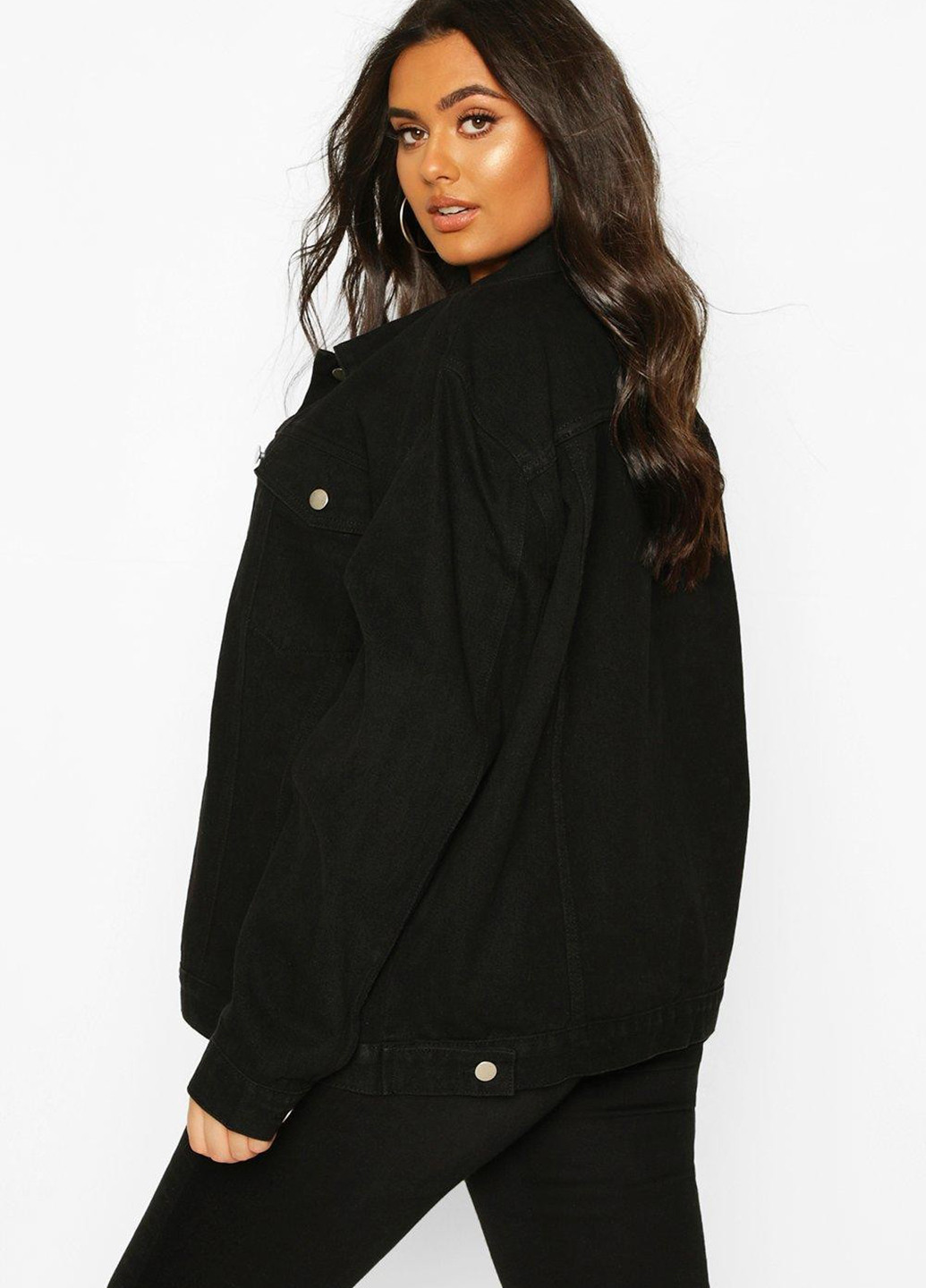 Черная демисезонная куртка Boohoo