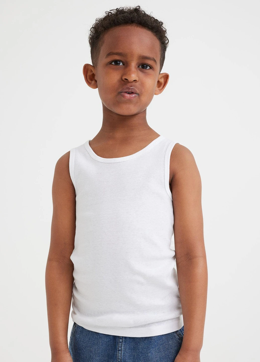 Майка,білий, H&M Basic (256668935)