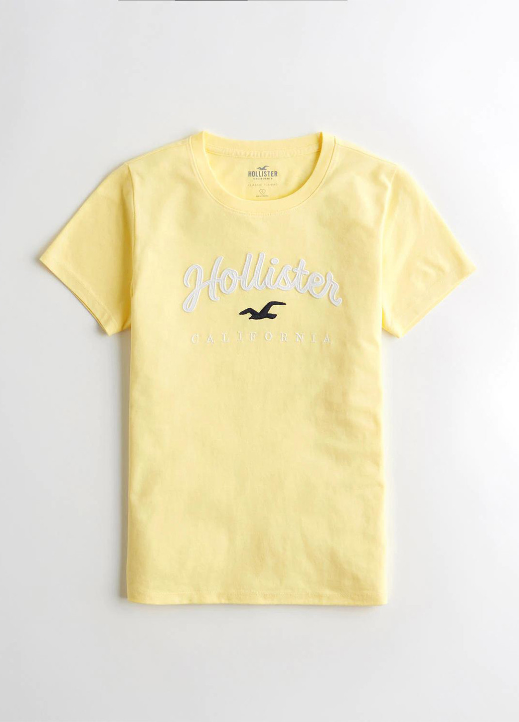 Жовта літня футболка Hollister