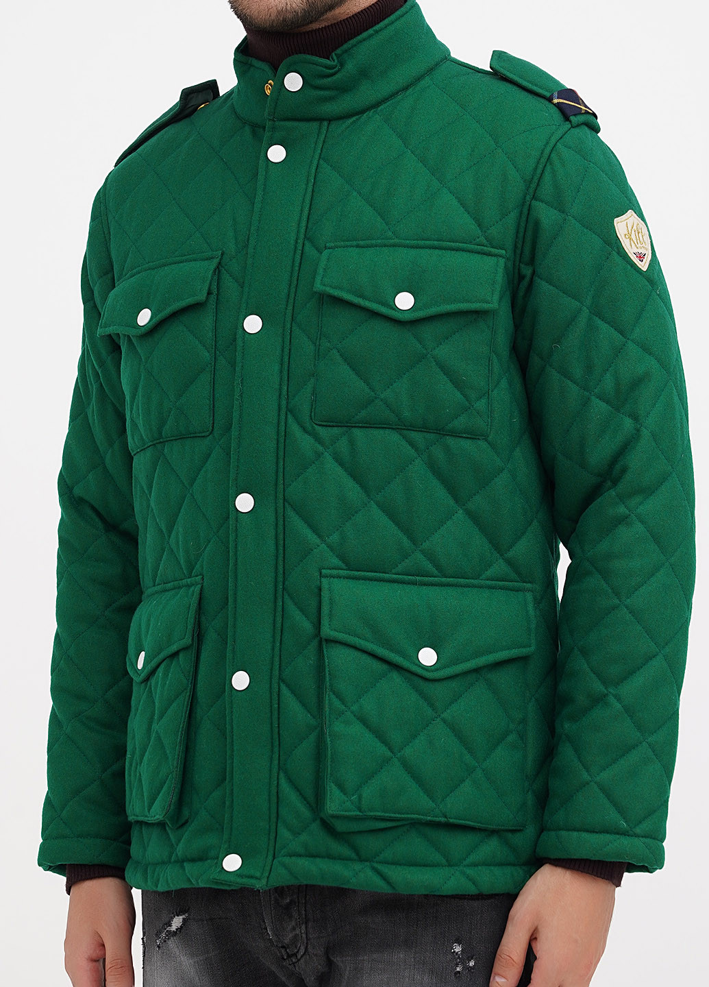 Зеленая демисезонная куртка Heritage