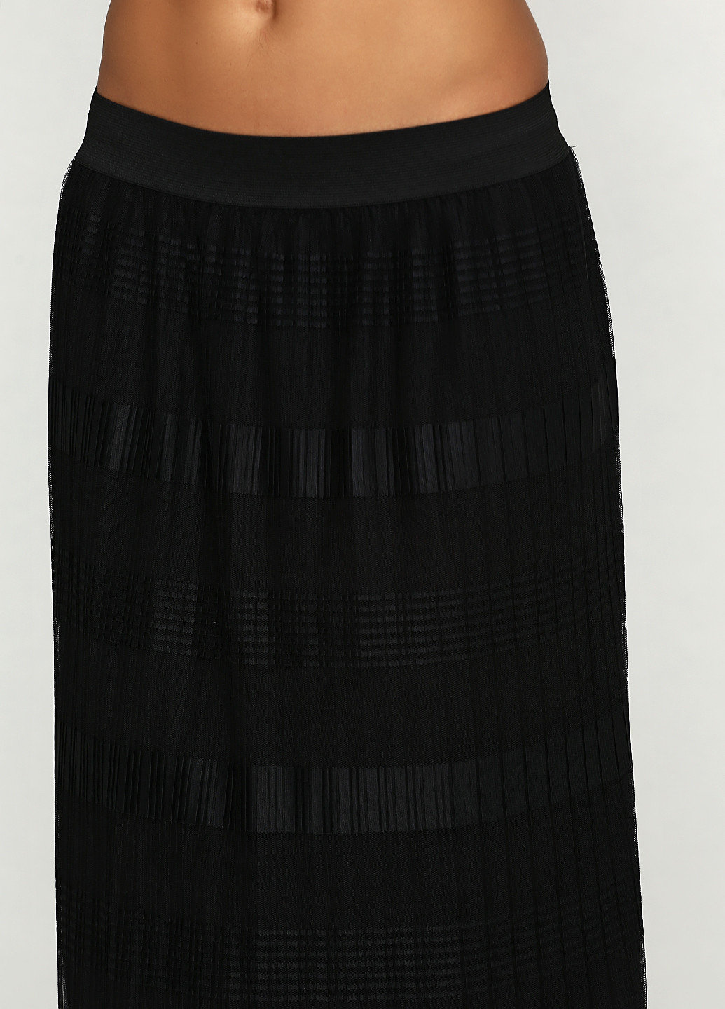 Костюм (блуза, юбка) Brandtex Collection юбочный однотонный чёрный кэжуал