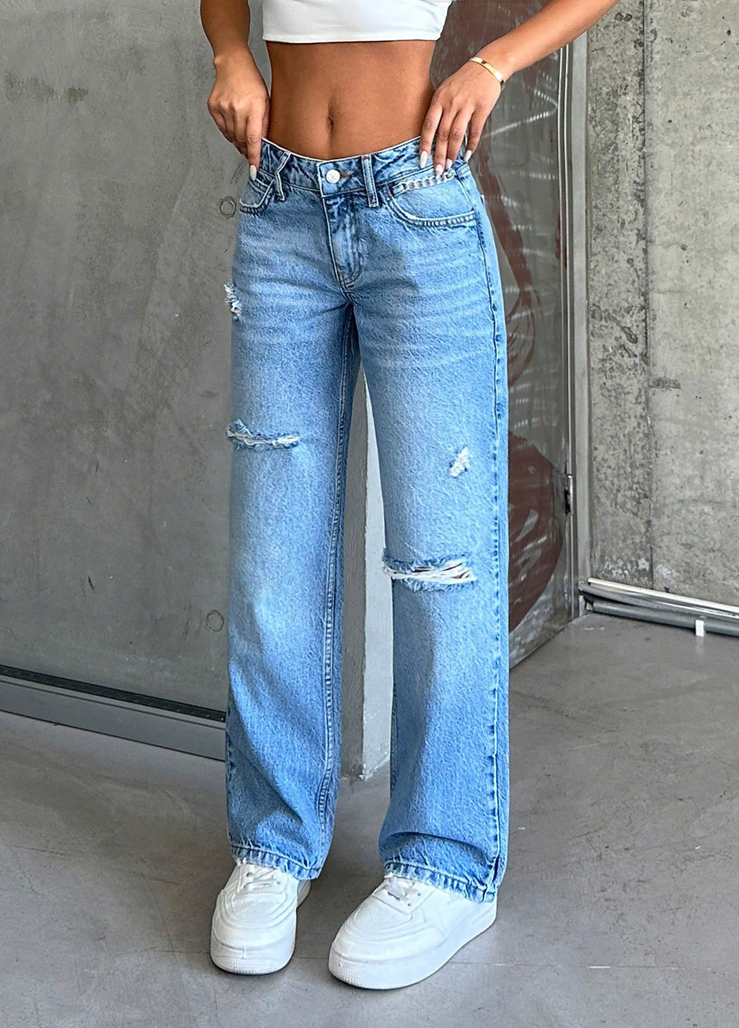 Джинси SHEIN - (343316495)