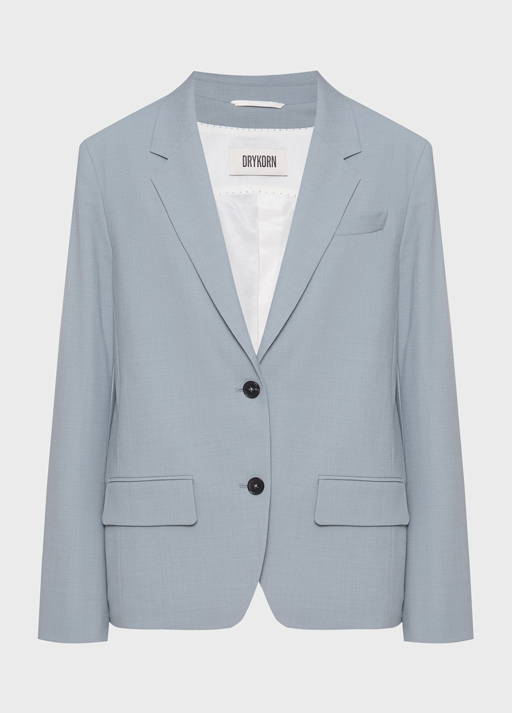 Голубой женский жакет Drykorn однотонный - всесезон