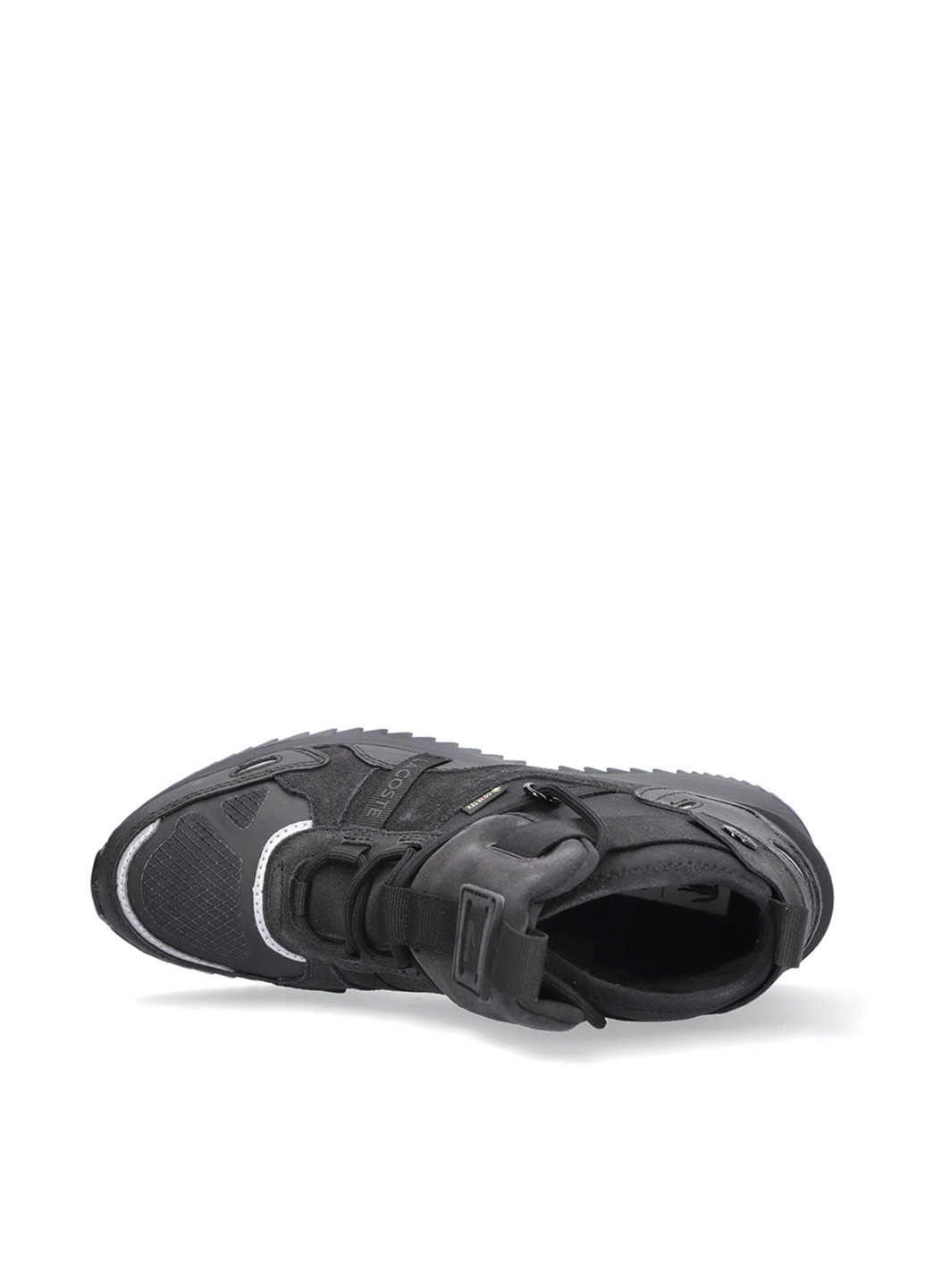 Черные демисезонные кроссовки Lacoste