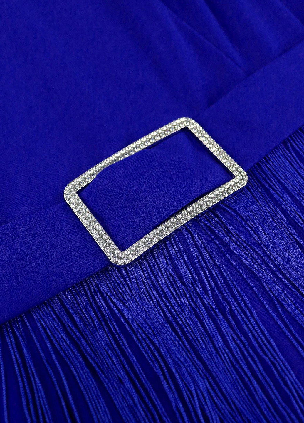 Синее вечернее, праздничный платье футляр SHEIN однотонное