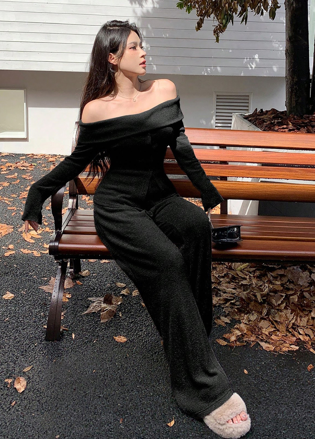 Костюм (лонгслив, брюки) SHEIN (323127418)