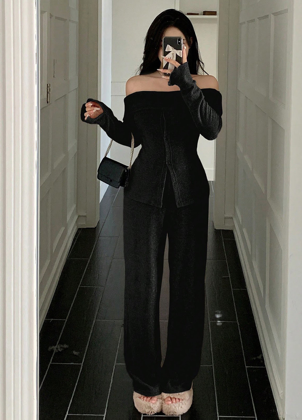 Костюм (лонгслив, брюки) SHEIN (323127418)