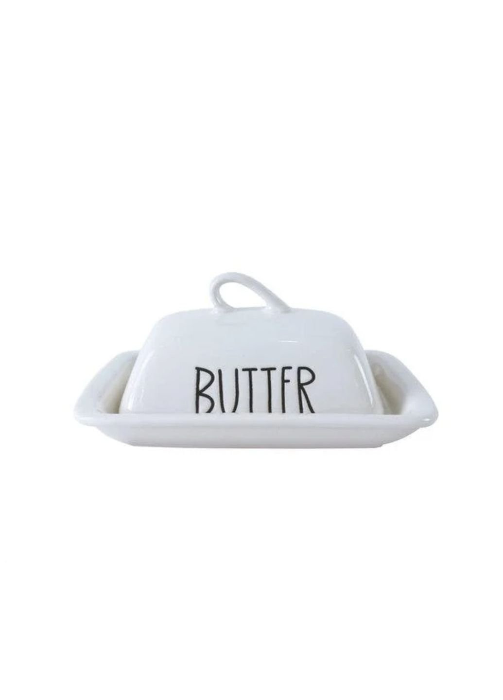 Масленка Butter JH4879-2 19 см белая Limited Edition (253786309)