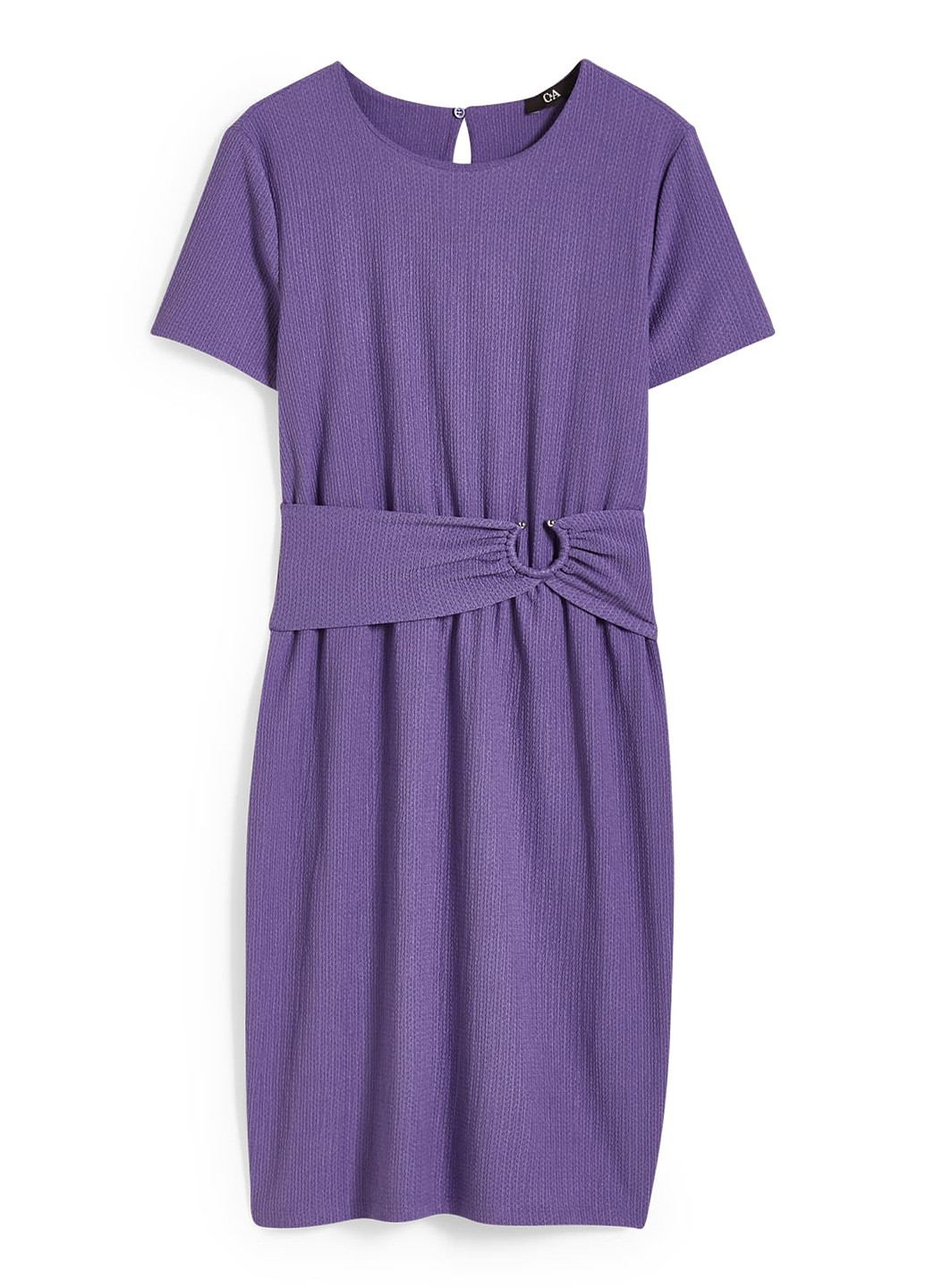 Фиолетовое кэжуал платье футляр C&A однотонное