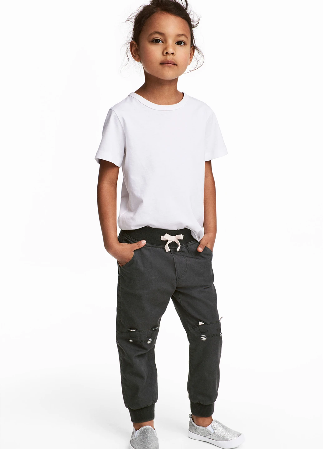 кэжуал демисезонные брюки H&M