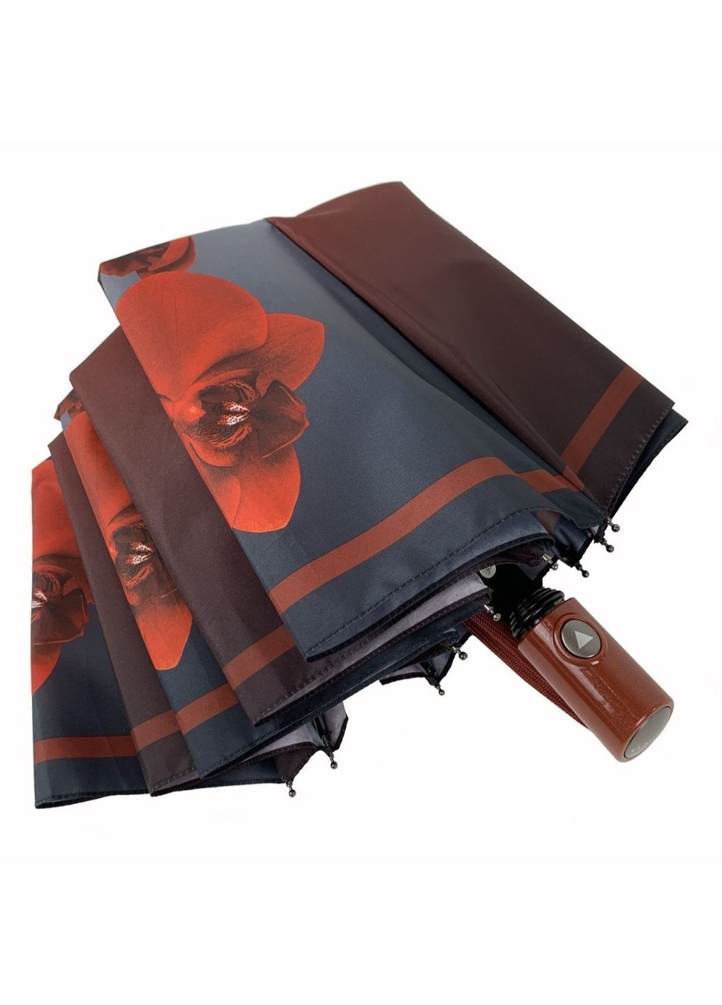 Жіночий складаний парасолька-напівавтомат 509 102 см Flagman (195705220)