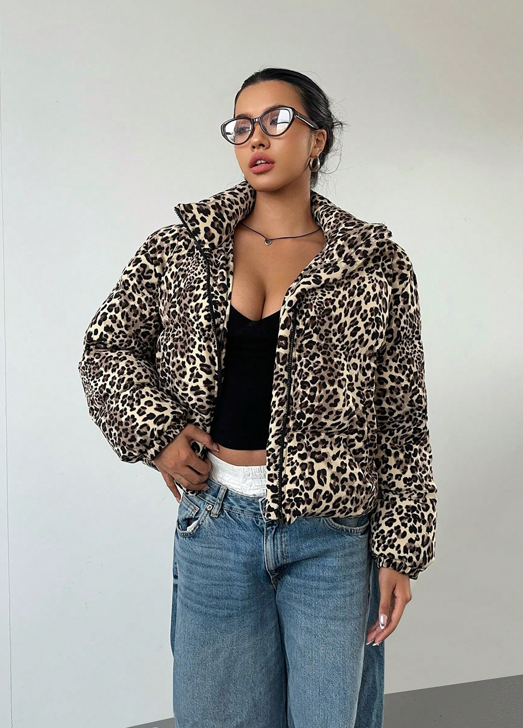 Пісочна демісезонна куртка SHEIN