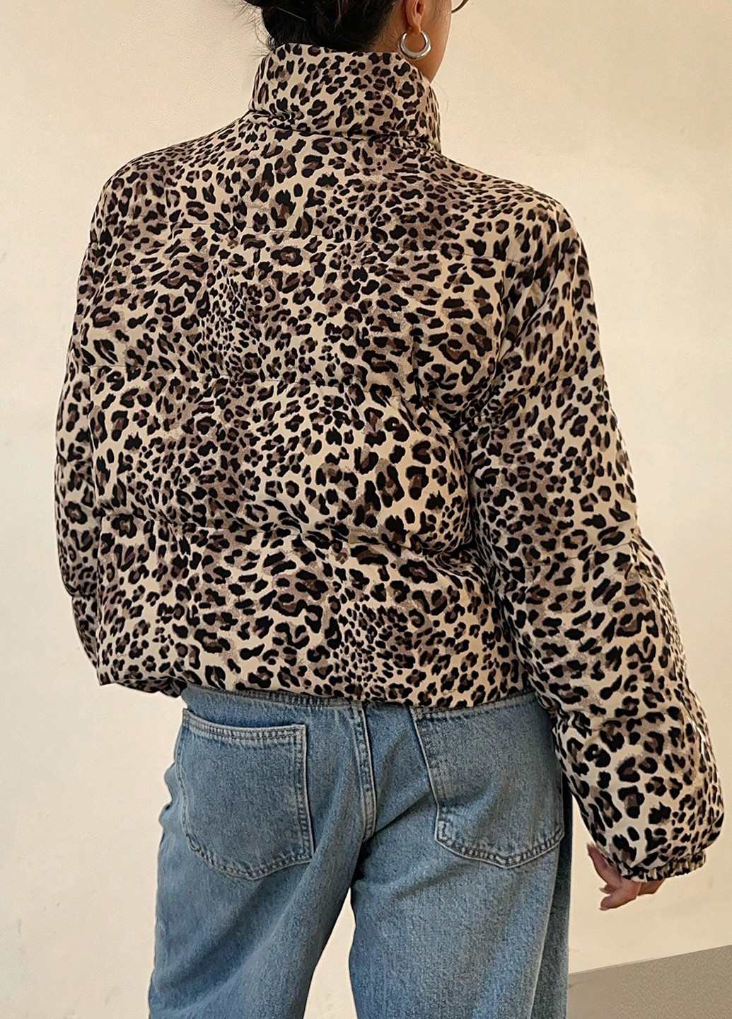 Пісочна демісезонна куртка SHEIN