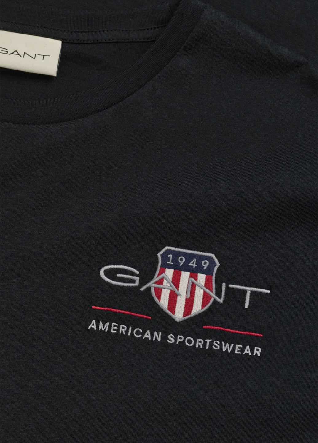 Черная футболка Gant