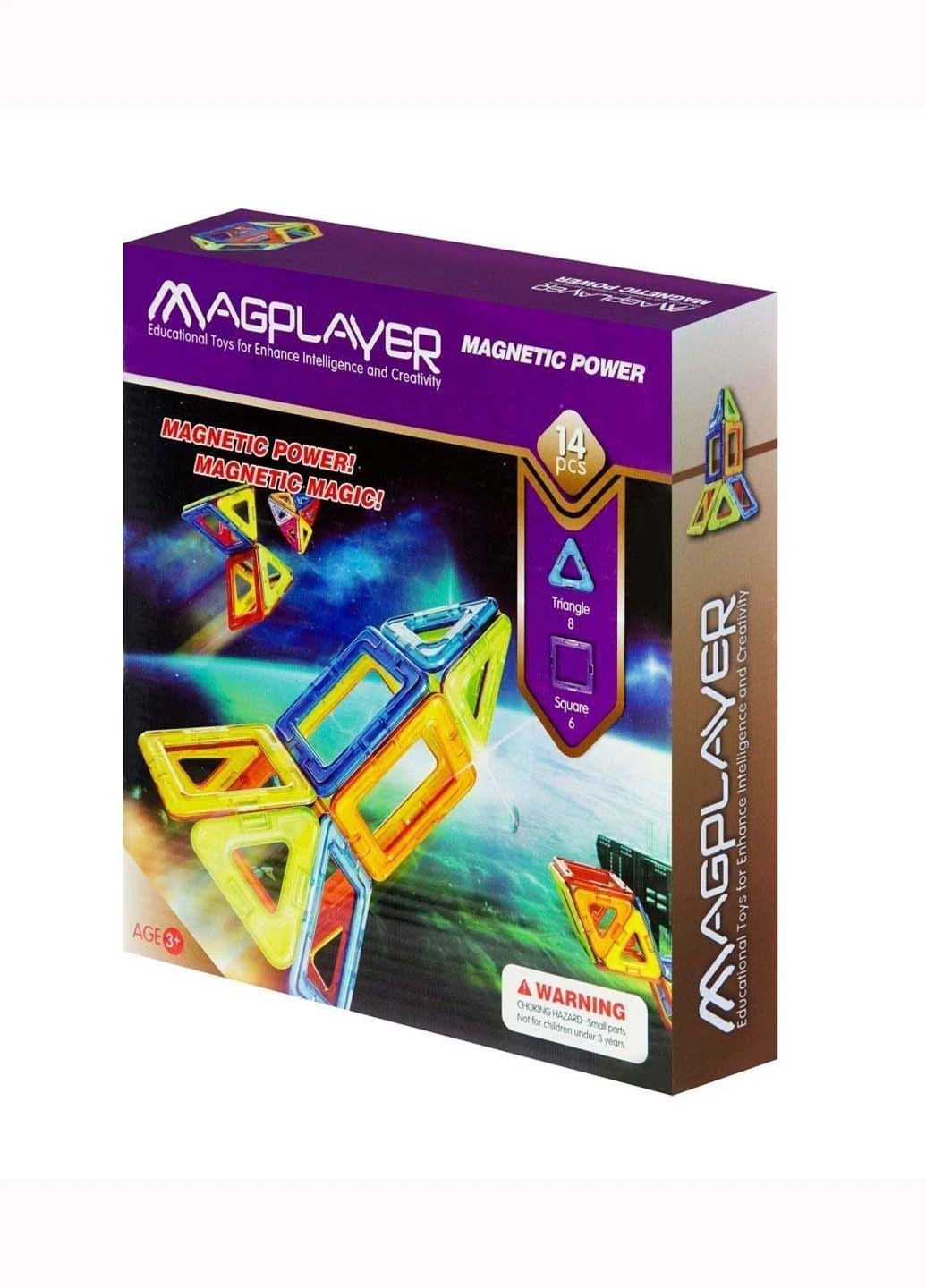 Конструктор MagPlayer 14 элементов (207383148)