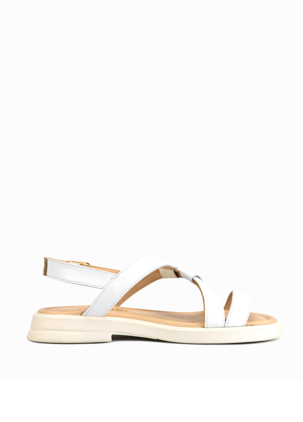 Белые босоножки Alromaro с ремешком