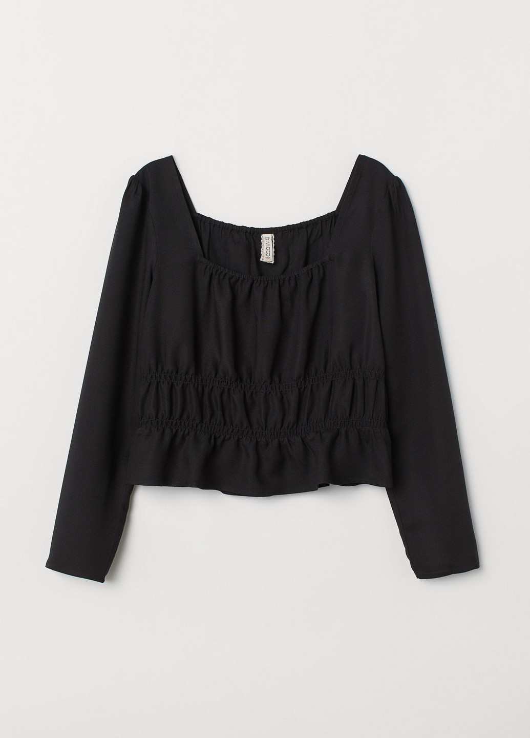 Чёрная блуза H&M