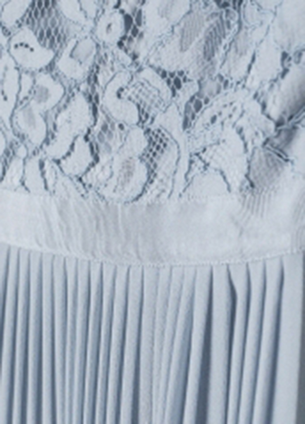 Голубое праздничный, вечернее, кэжуал платье плиссированное H&M однотонное