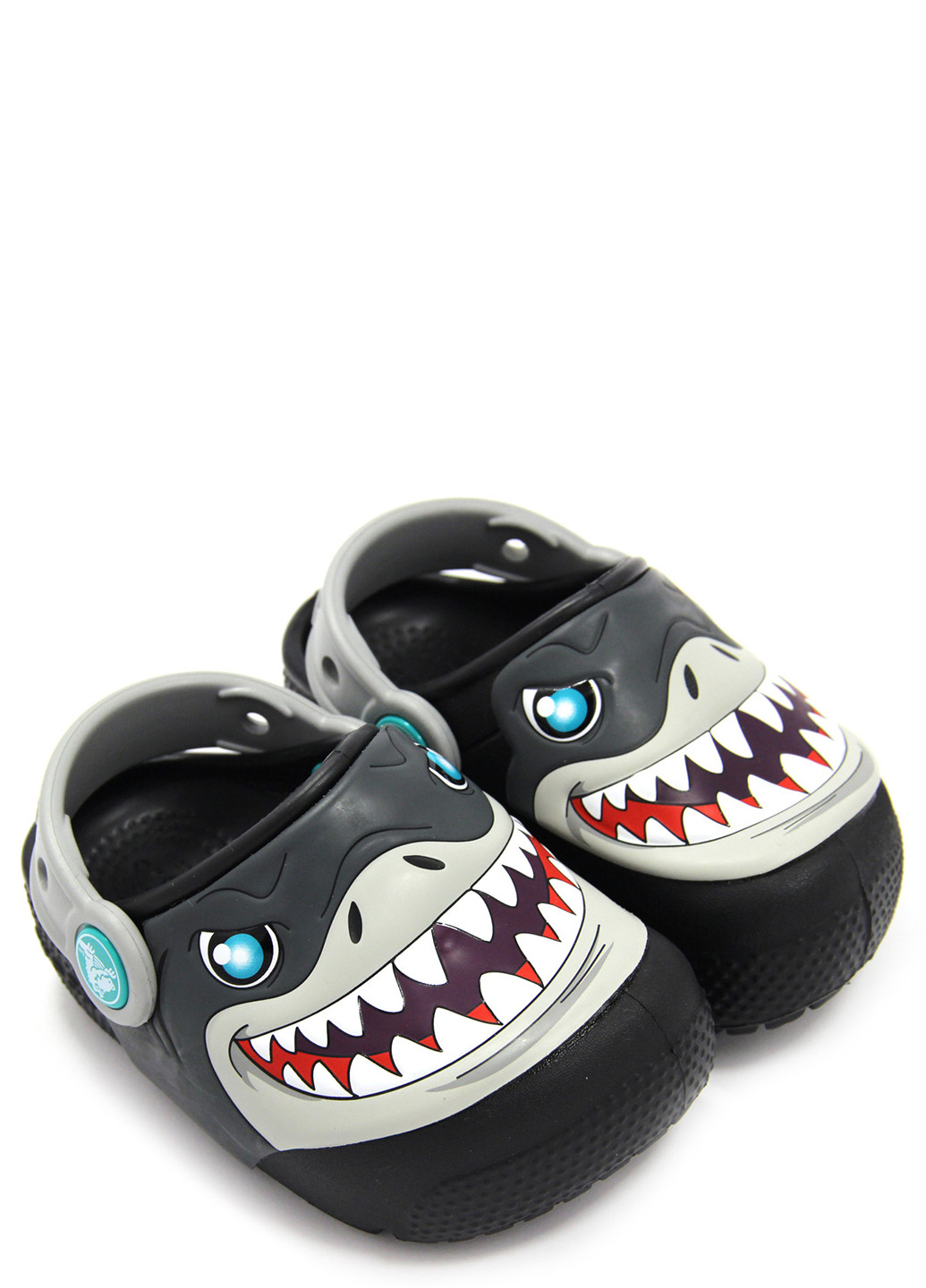 Серые сабо для мальчиков fun lab lights clog k Crocs